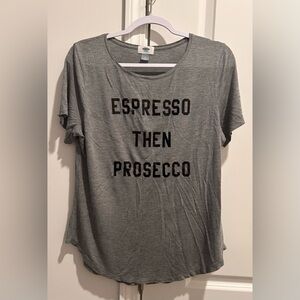 Old Navy Gray Relaxed Short Sleeve Tee